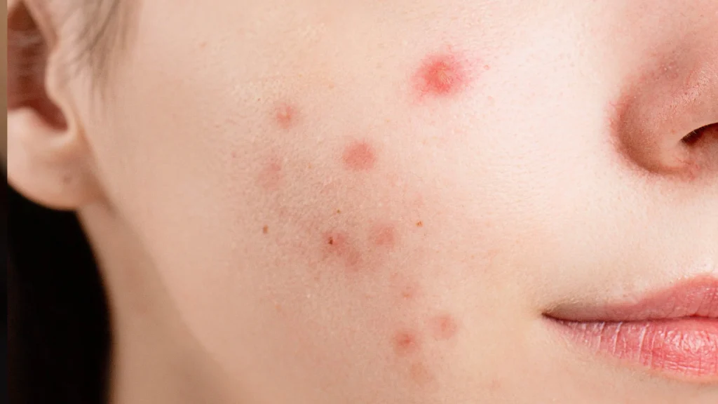 acne redness