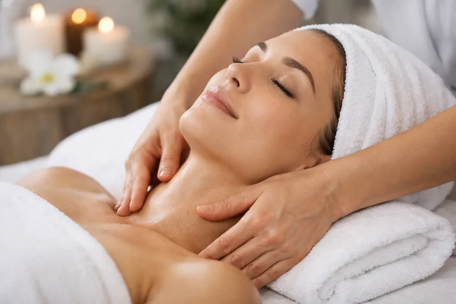 Neck and Shoulder Massage Facial Benefits