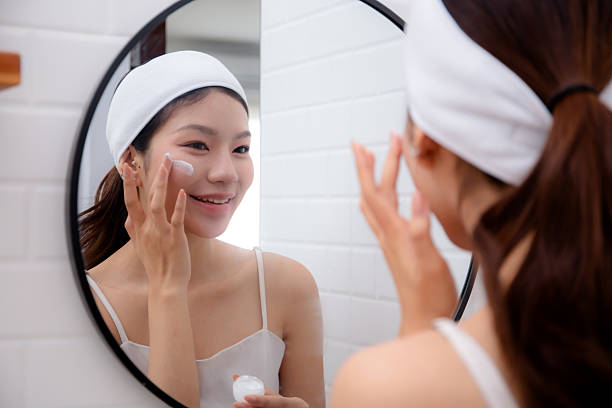 using moisturizer
