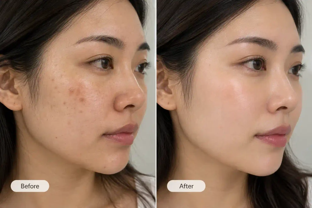 hyperpigmentation treatment before after